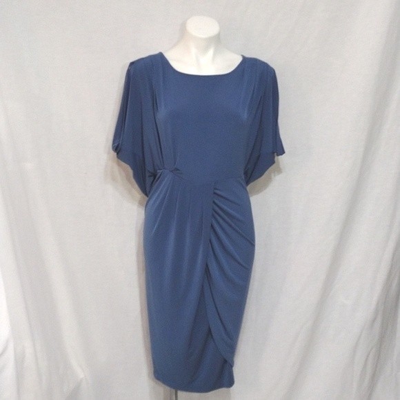 Victoria's Secret Draped Front Wrap Cocktail Dress Medium - Picture 2 of 10